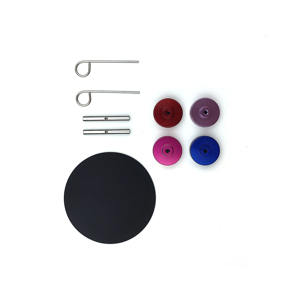 Agujas de suéter transfronterizas de óxido de aluminio bicolor, mangas desmontables, aguja de anillo, un conjunto de 12 paquetes de 3.0-8.0