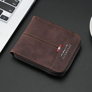 (Cross-border trading), short wallet, bag with zipper, Collection Year 2025, direct factory sales