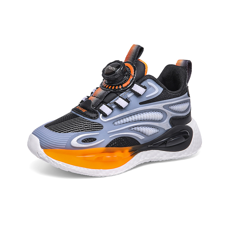 Vattentäta läderbasketkängor med vridbart spänne för pojkar_voghion.com