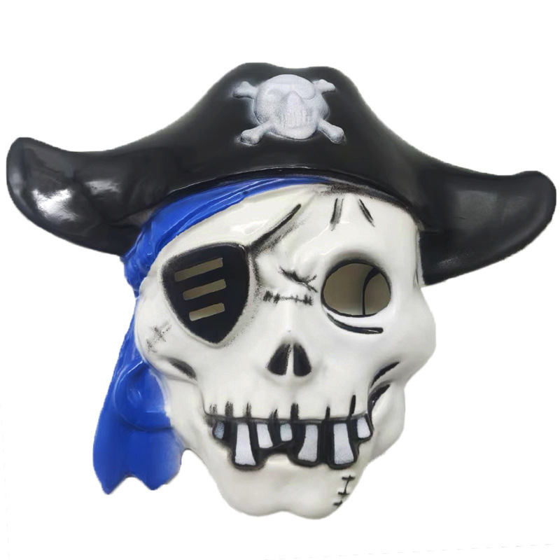 Máscaras Halloween transfronterizo, terror/pirata/cráneo, venta caliente