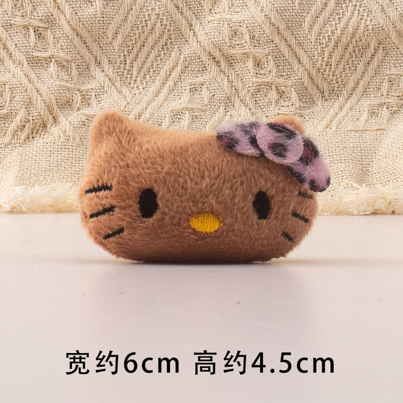 かわいいケイティぬいぐるみペンダント KT 猫ヘアアクセサリーゴムバンドヘアピン人形 DIY 服靴下帽子アクセサリー|undefined