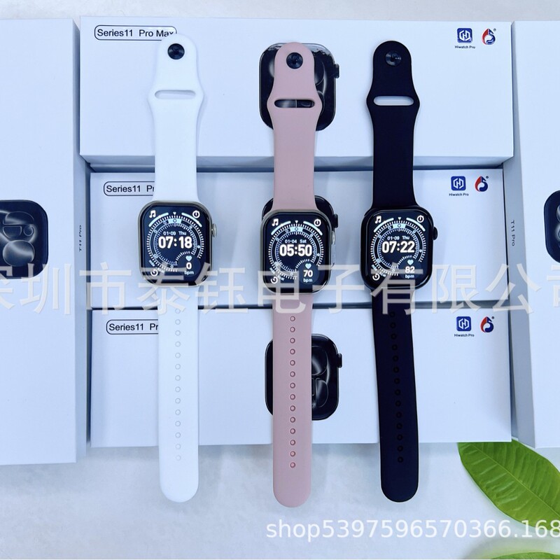 Cross-Border New Model Watch11Pro Smart Watch with Bluetooth Calling, Heart Rate and Blood Pressure Monitoring, and Multi-Functional Sports Features Cross-Border New Model Watch11Pro Smart Watch with Bluetooth Calling, Heart Rate and Blood Pressure Monitoring, and Multi-Functional Sports Features