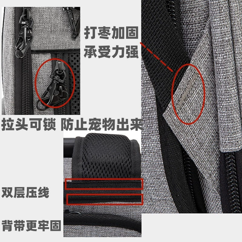 Suitcase, handheld backpack to go out, breathable capacious bag