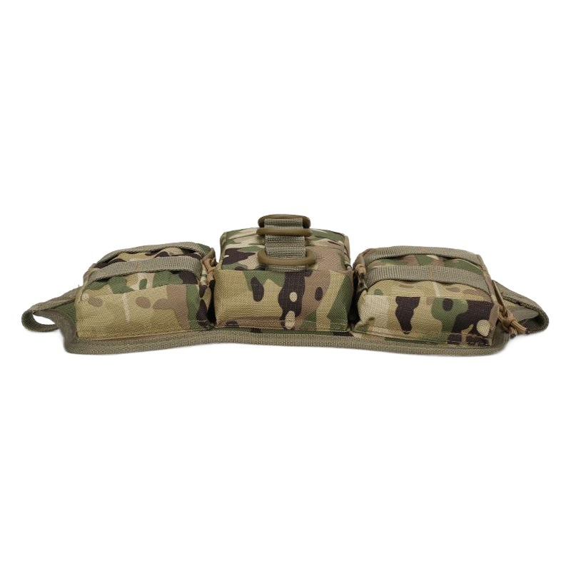 Ready Supply Triple Small Waist Bag Adventure Camouflage Bag Functional Waist Bag Outdoor Small Waterproof Mountaineering Cycling Bag