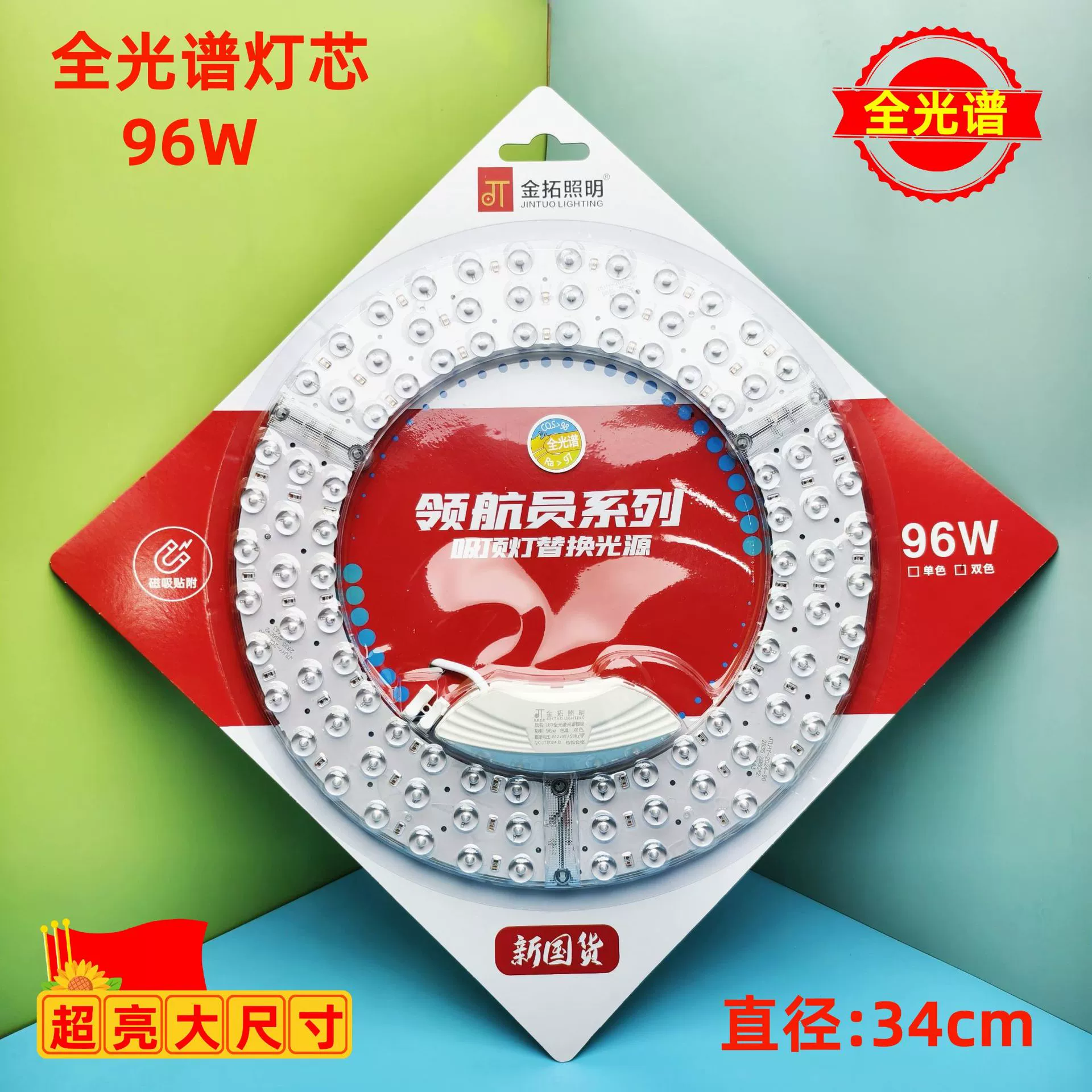 LED changeable ceiling light, magnetic super bright lamp, modified light source