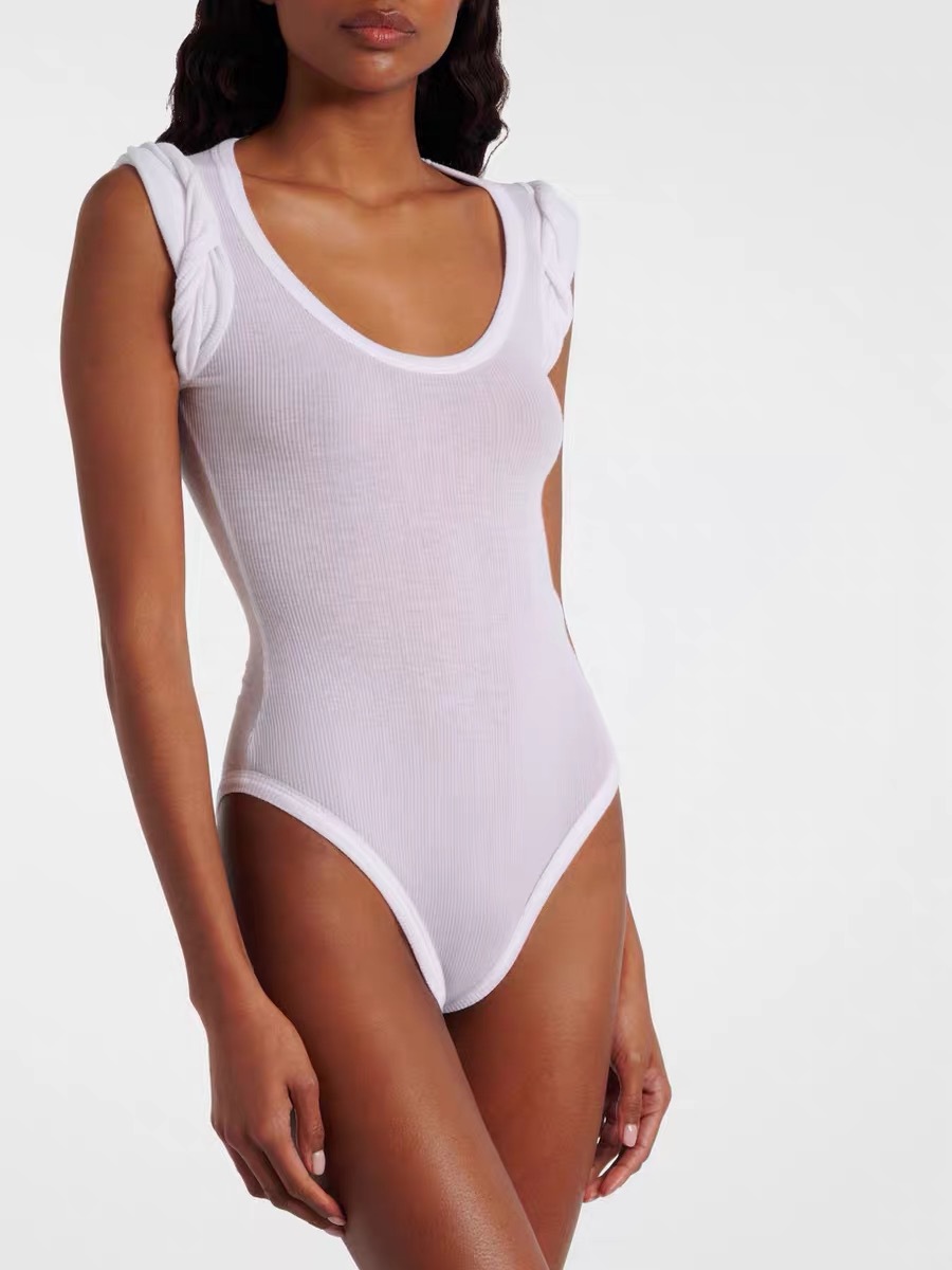 2026ss nueva mujer hombro botón hilo nicho de diseño chaleco delgado chaleco superior