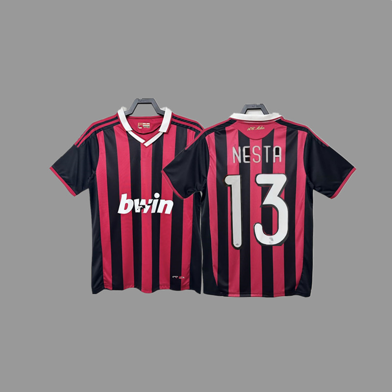 ACレトロユニフォームサッカー服マルティーニパトインザジシェフチェンコガトゥソネスタユニフォーム|undefined