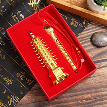 厂家直供9层文昌塔文昌笔挂件套装 金属工艺品摆件创意礼品礼盒装