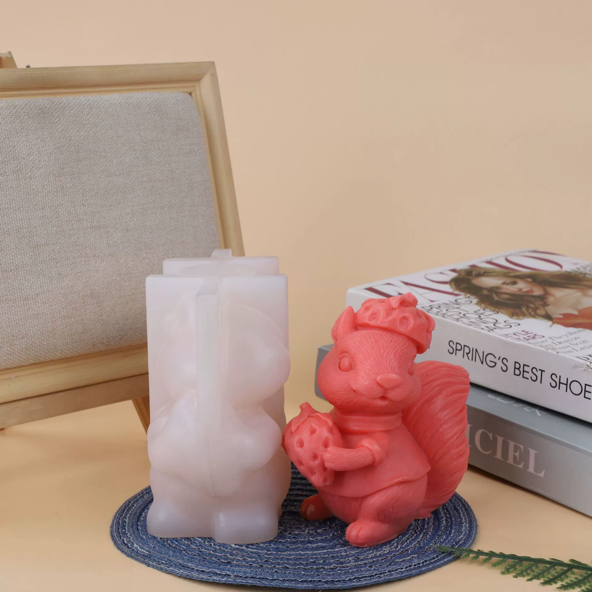 Cartoon silicone mold, aromatherapy, creative candle