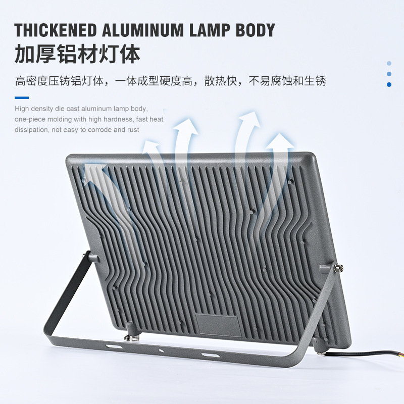 Reflectores LED Personalizados, de Alta Potencia, Alto Brillo, Impermeables para Exteriores, para Obras de Construcción, Patio, Impermeables de Alto Brillo