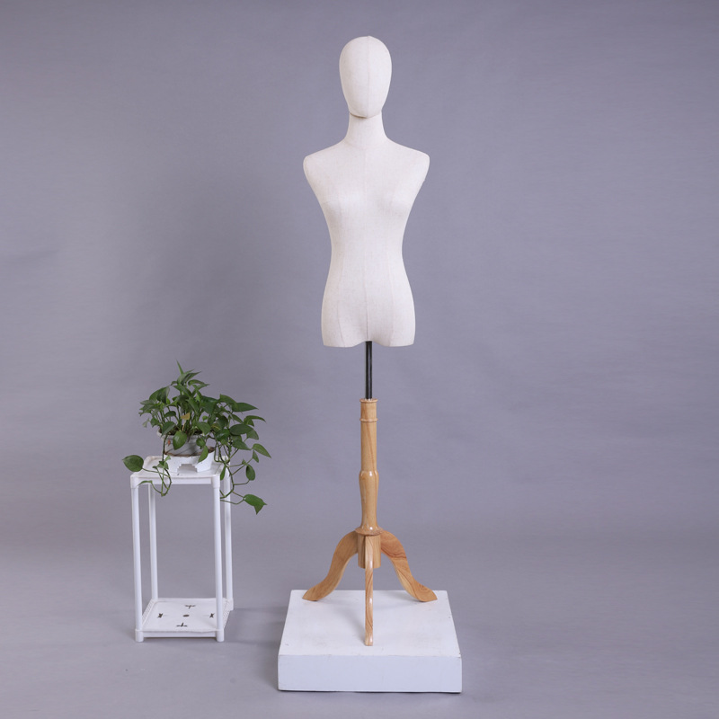 Maniquí Femenino de Cuerpo Completo con Base de Madera para Escaparate y Vestidos de Novia image 9
