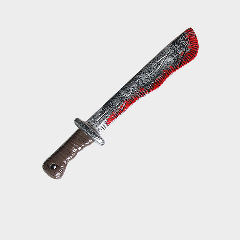 Cuchillo de Sangre de Simulación para Halloween de Plástico para Decoración y Cosplay