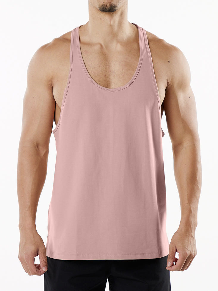 Wholesale Men's Basic Solid Color Sleeveless Men's T-shirt display picture 25