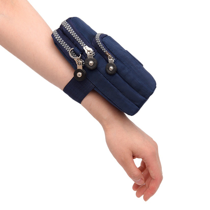 Suministro directo de fábrica BOLSA DE TELÉFONO MÓVIL bolsa de mensajero femenina bolsa de teléfono móvil de pantalla grande monedero bolso de la muñeca Halter corriendo vertical mini