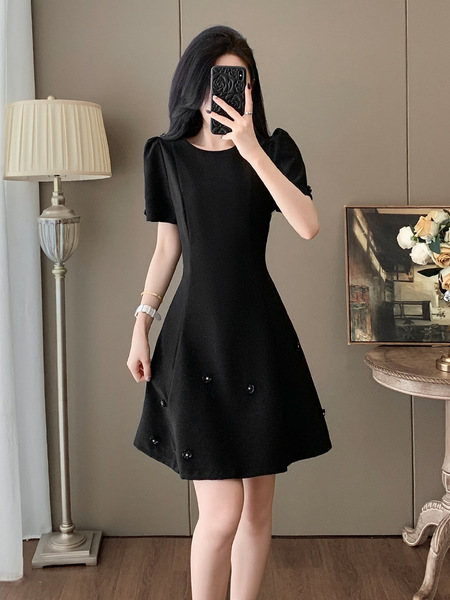 Summer black dress