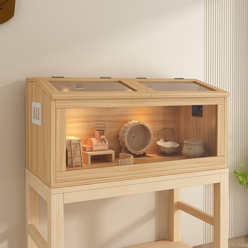 宠物饲养箱猪房子豚鼠金丝熊笼子陆龟蜥蜴养殖箱爬宠饲养笼垒德株