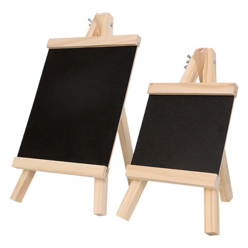 Складной Настольный деревянный кронштейн Доска для киоска Рекламный щит Настольная ручная роспись Маленькая доска Магазин Рекламная доска