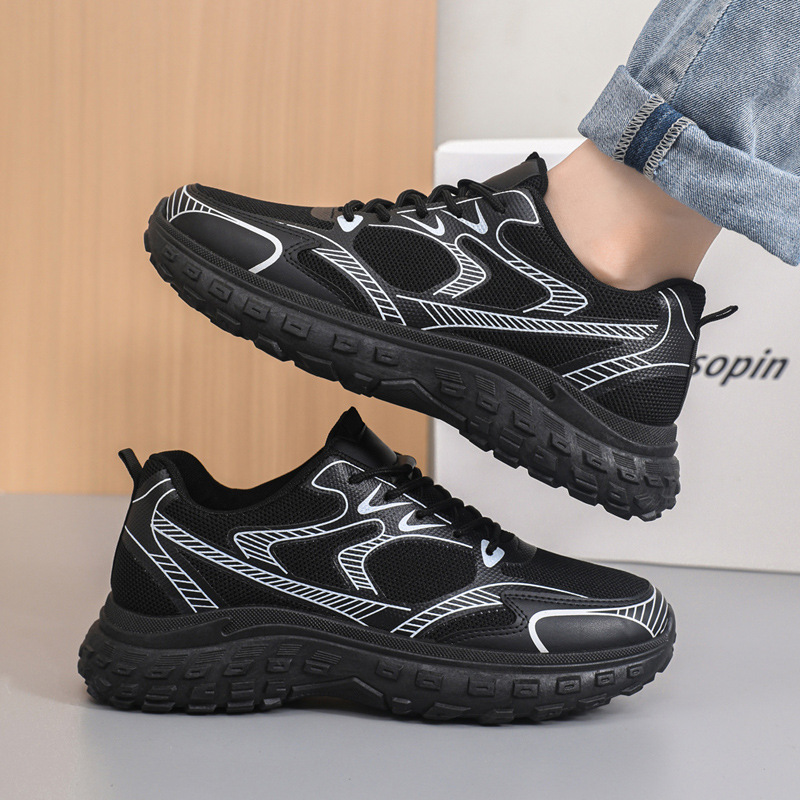 Fashionable casual comfortable breathable low running sneakers