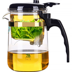 台灣76飄逸杯泡茶壺茶水分離可拆洗過濾內膽耐熱玻璃花茶壺茶具