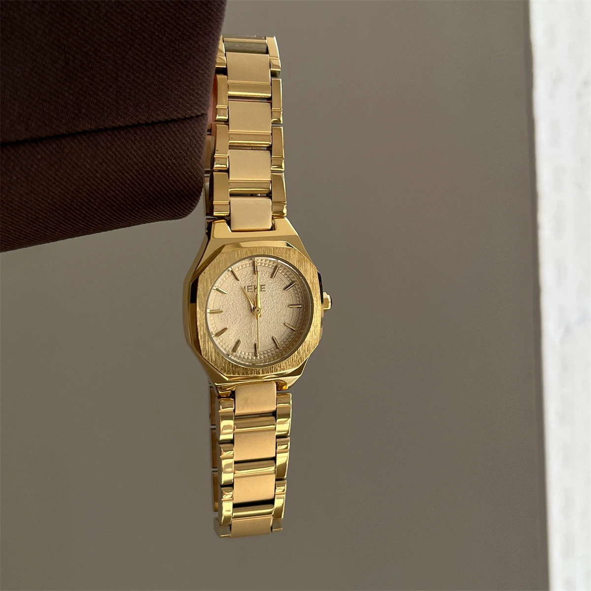 IEKE (Cross-border trading), square quartz watches, steel belt, dial, women's watch, Korean style, small dial