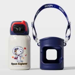 【正規品】スヌーピー 子供用魔法瓶 316ステンレス 食品グレード 水筒 小学生 ストローカップ