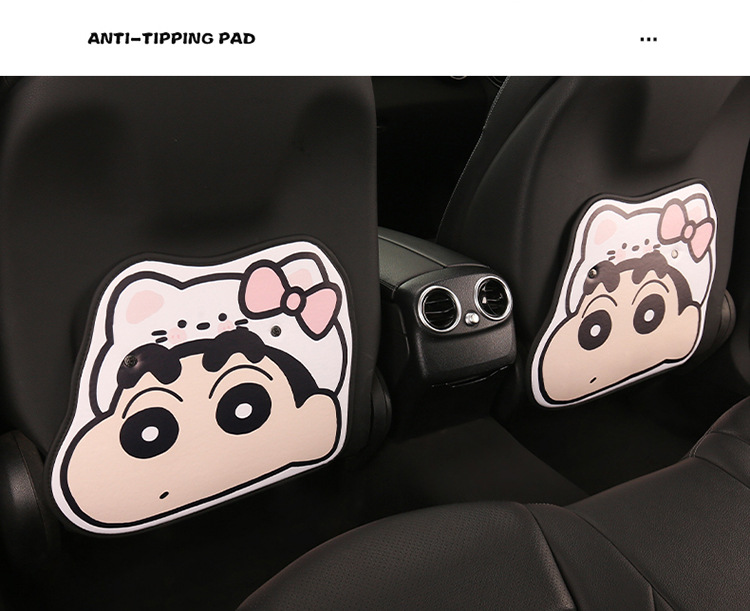 Car Anti-Kick Pad Cartoon Cute Children's Seat Back Anti-Scratch Pad Universal Decorative Rear Seat Anti-Kick Pad Xiaoxin Cross-Border Export