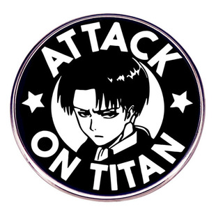 Lewell Ackman brooch Cartoon Cartoon Attack giant pin badge metal alloy badge accessories