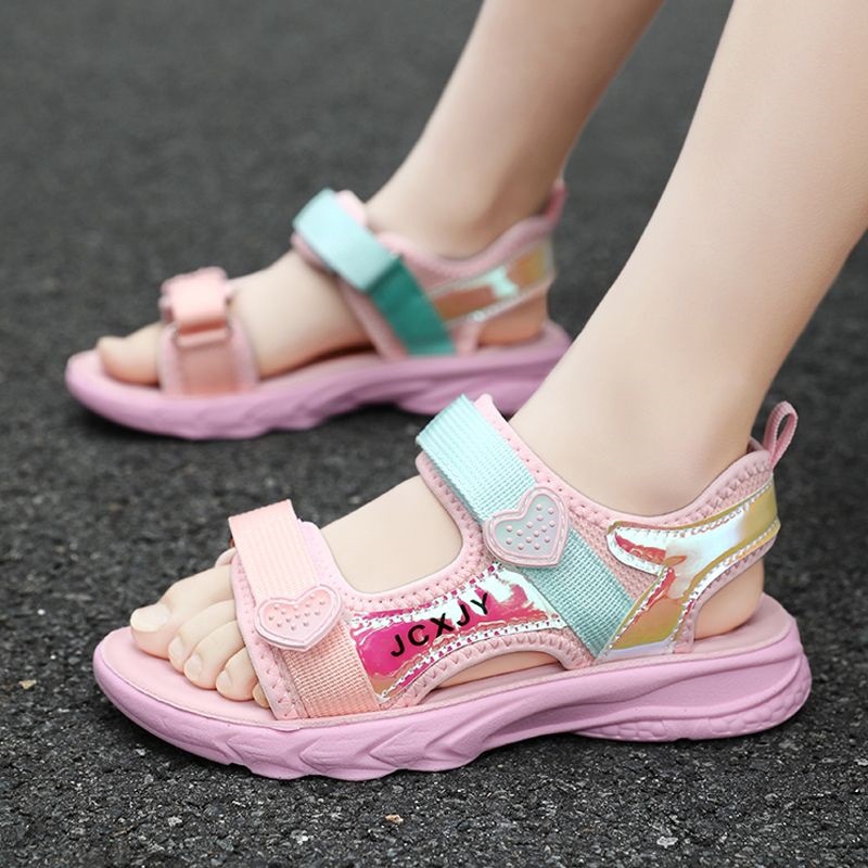 Baby princess zapato de jardín de infantes antideslizante para niños nuevo 2024 sandálias de chicas de sol suave verano temporada de chicas