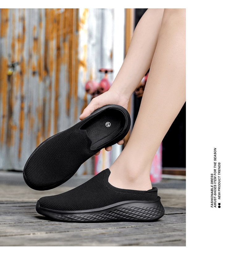 Foreign Trade Summer Breathable Closed-Toe Slippers For Men, Lightweight Men's Casual Shoes, Cross-Border_vogvips.com