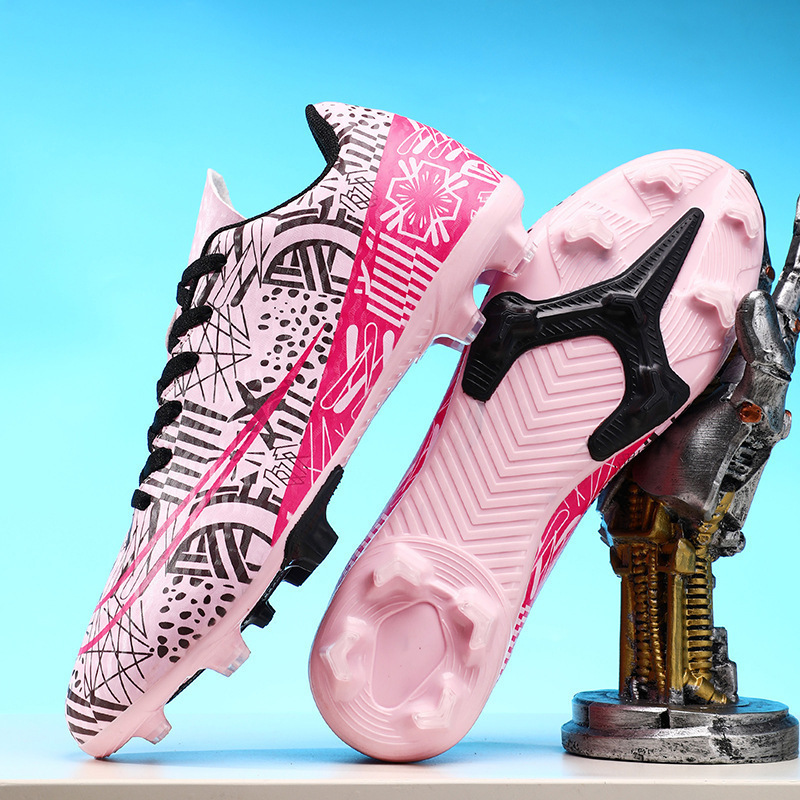 Tenis de Fútbol de Caña Baja de Gamuza y TPR Ligeros y Flexibles para Césped Artificial image 3