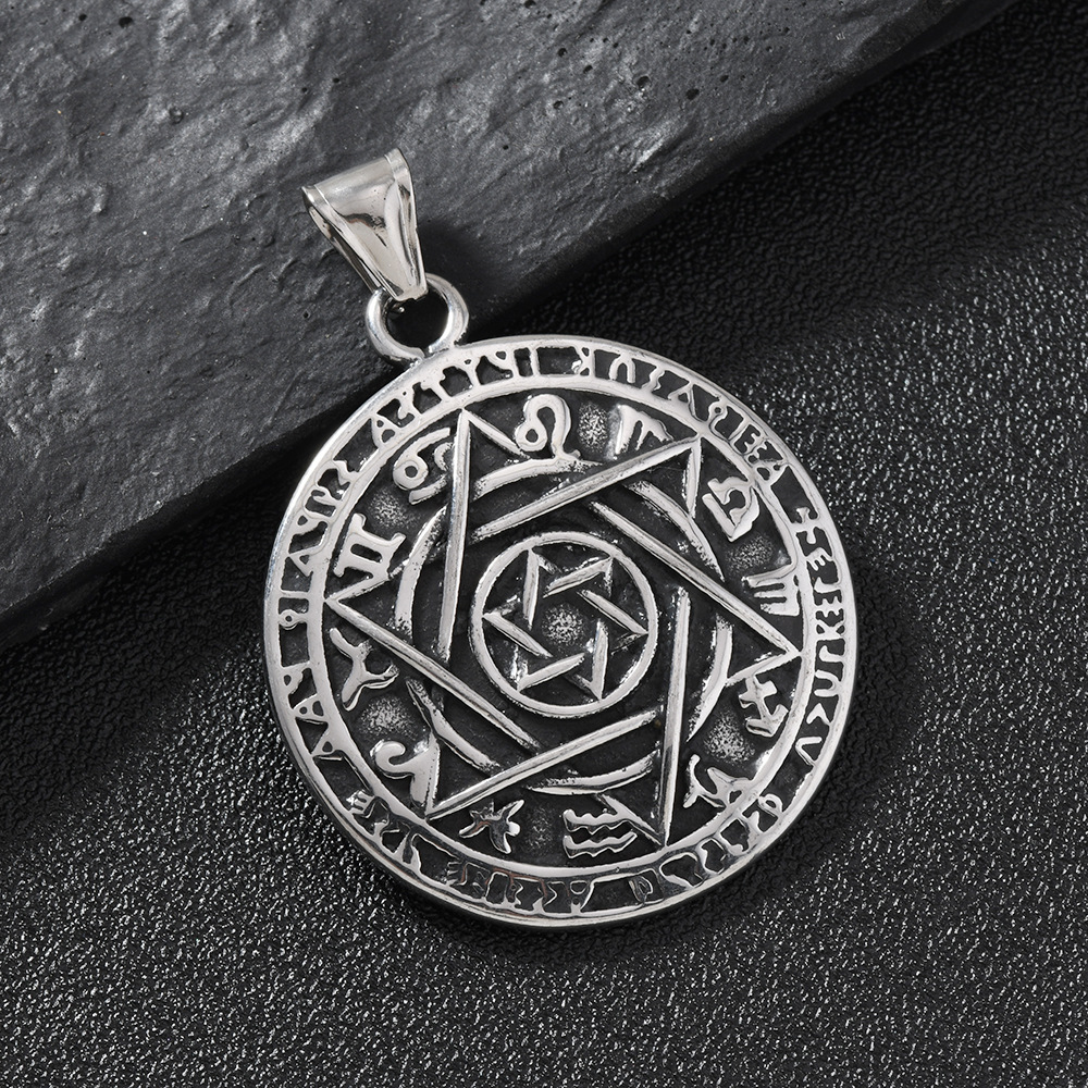 Colgante único Estilo explosivo europeo y americano Joyería de acero inoxidable Personalidad hip-hop Collar de calavera Accesorios Colgante de bricolaje estilo punk