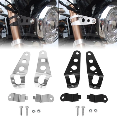 Motorcycle headlight bracket retro modified bracket head lamp bracket front shock absorber bracket factory direct sales