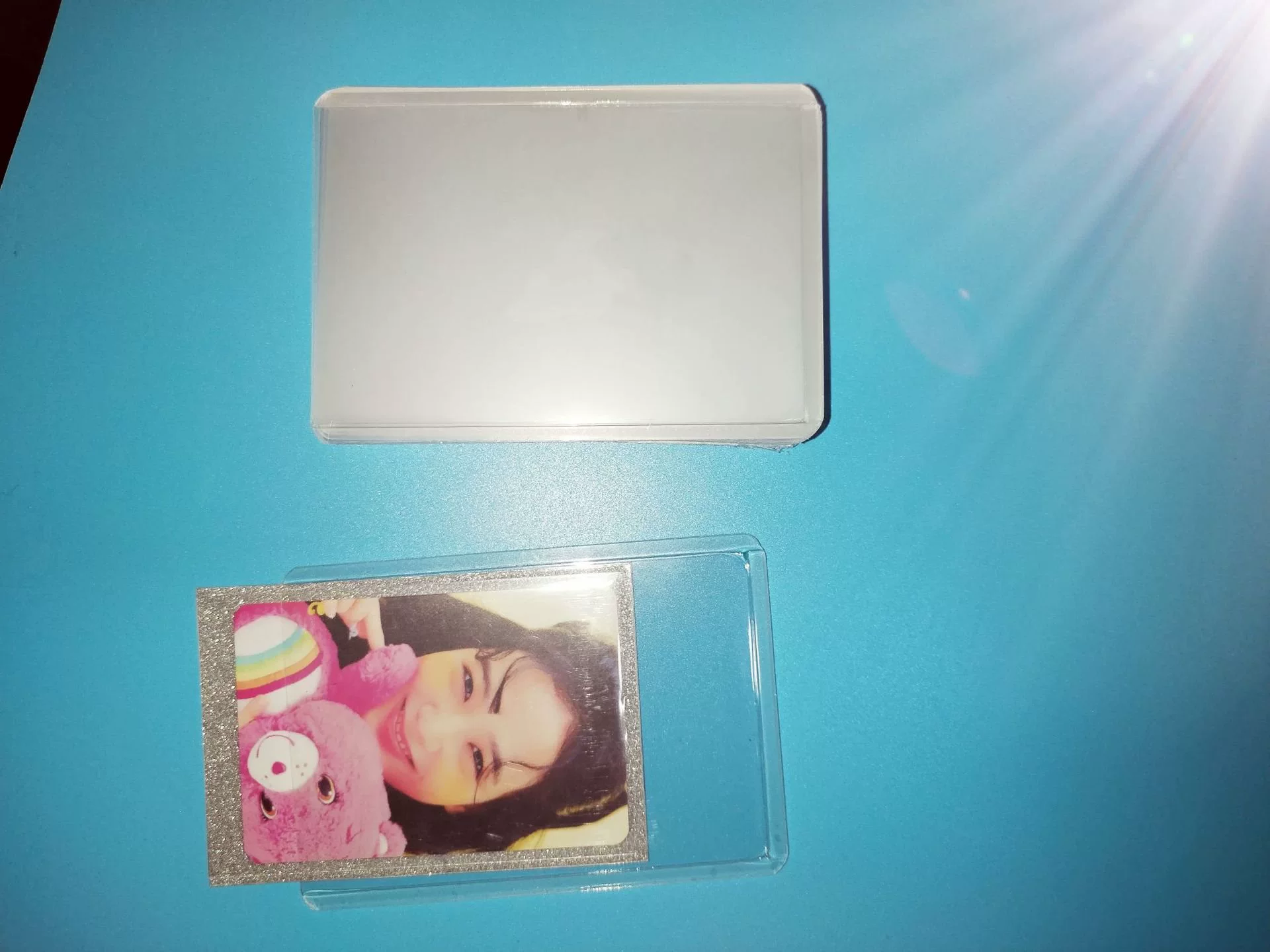 Polaroid, двусторонний держатель для карточек, резиновый чехол, для фото и карточек, 3 дюйма