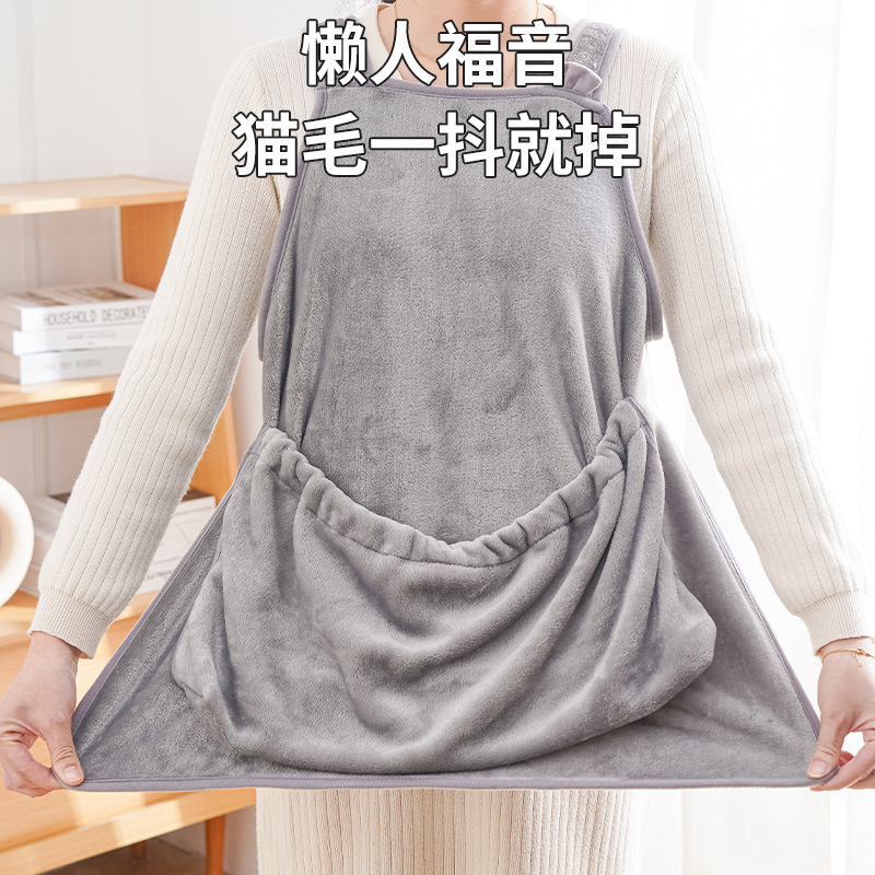 Nuevo gato sosteniendo ropa Ártico terciopelo antiadherente piel mascota gato babero lindo perro gato rodando artefacto mascotas suministros