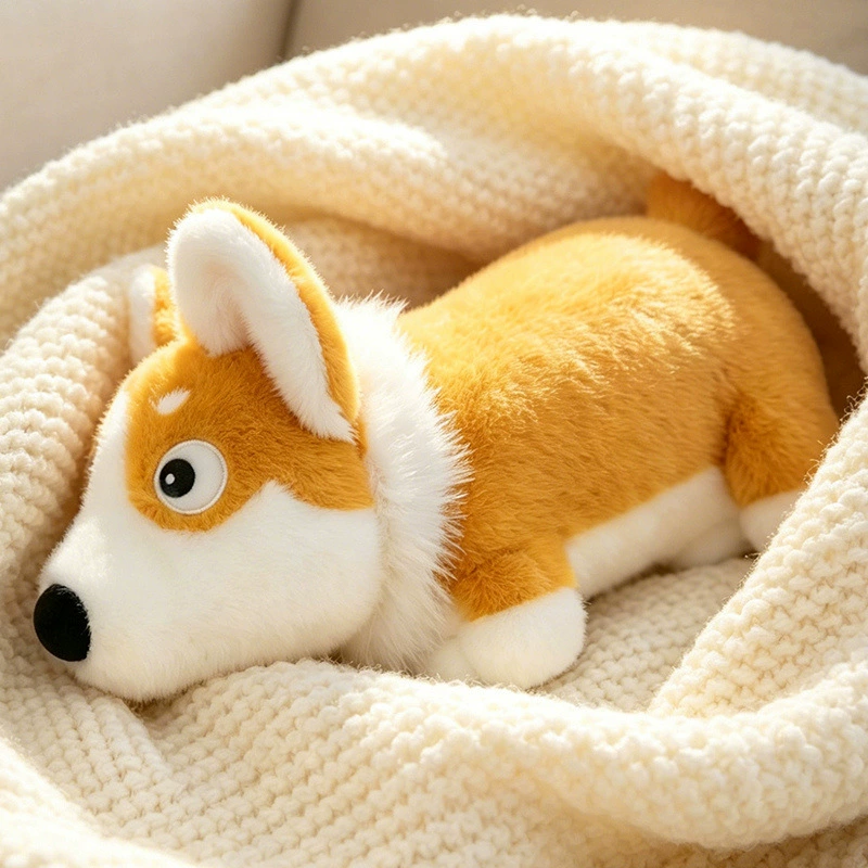 Мягкая игрушка коротколапый корги обнимашка