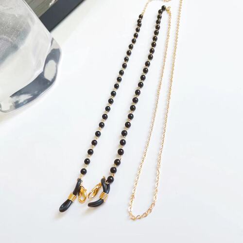 Elegant Pearl Pattern Eyeglass Chain for Women, Simple Anti-Slip and Anti-Lost Eyeglass Retainer, Pearl Pendant Chain