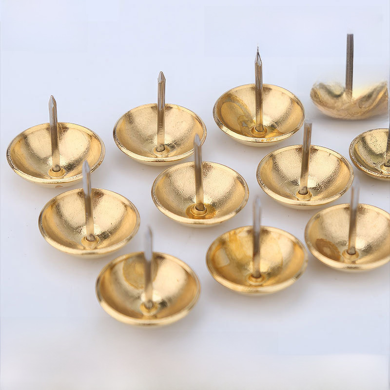 Chinese antique big head drum pure brass nails golden door bubble nails ancient building decoration nails cannon nails sofa nails copper round nails