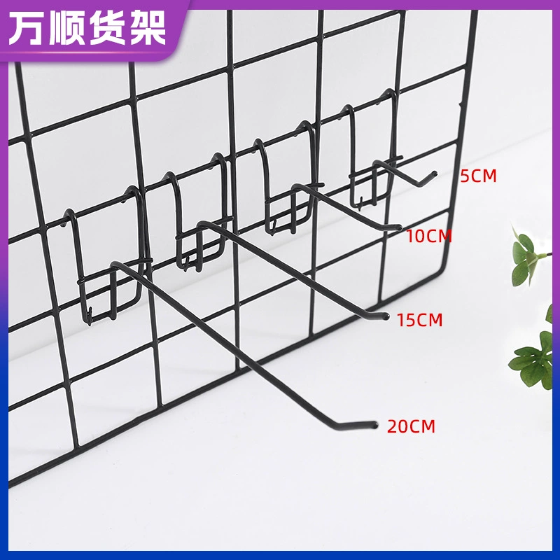 Сетчатый крюк Сетчатый крюк Аппаратный крючок Белый интернет-магазин Черный белый многофункциональный сетчатый крючок