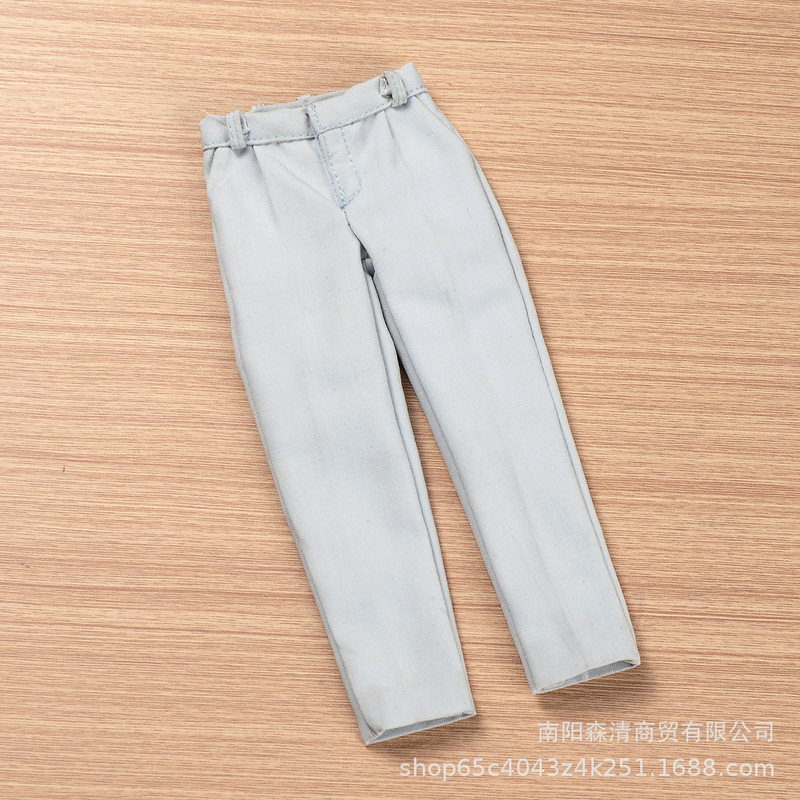 Factory Direct Sale 1/6 Female Soldier Clothes White Suit Pants Suitable for 12inch Action Figure Doll Clothes