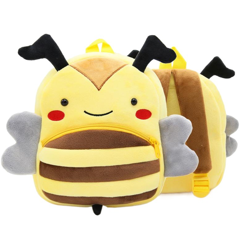 Zoo series cute children's schoolbag burden reduction backpack Plush Backpack kindergarten early education garden bag manufacturers