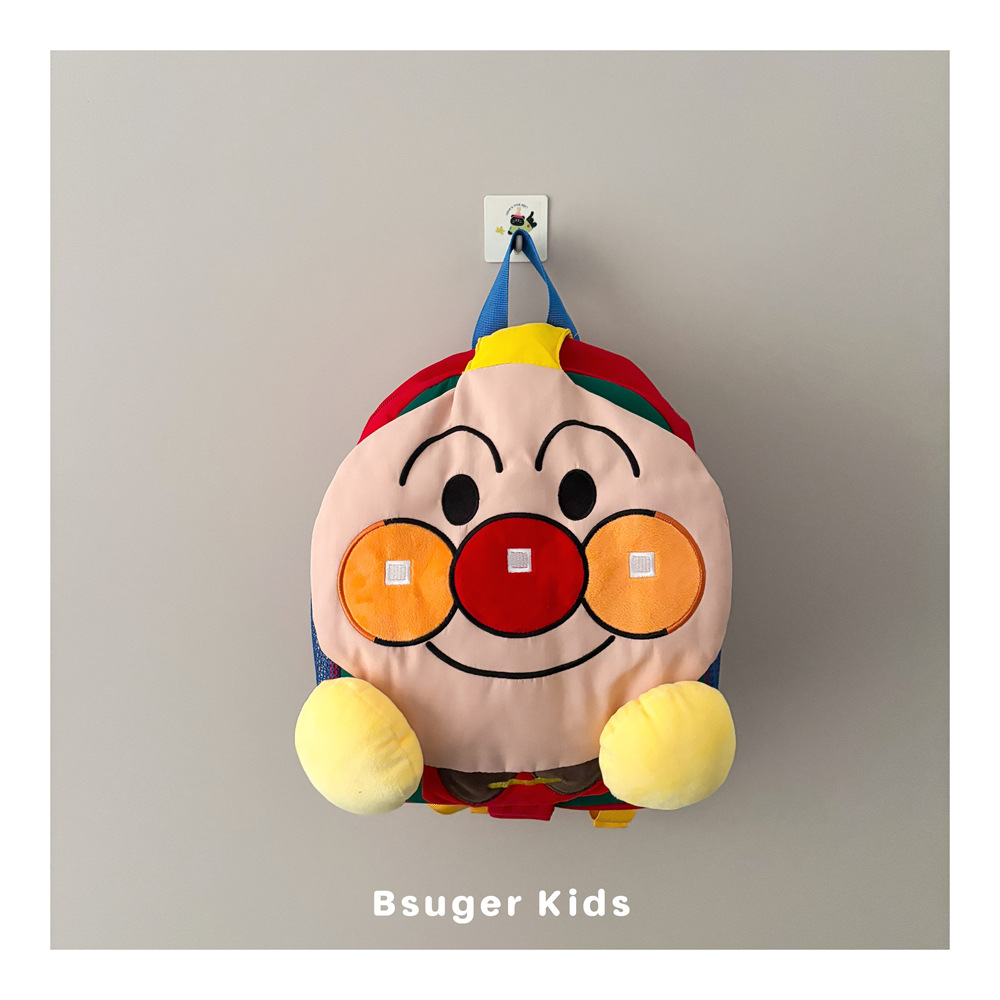 Ins Cartoon Anime Boys and Girls Backpacks Cute Clown Kindergarten Baby School Bags Kidsren's Backpacks Trendy
