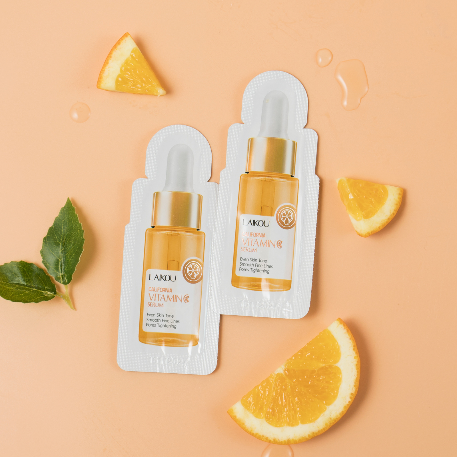 Cross-border Laicome Vitamin c Essence 1.5ml*20pcs Hydrating and Moisturizing Liquid Essence wholesale from the manufacturer undefined