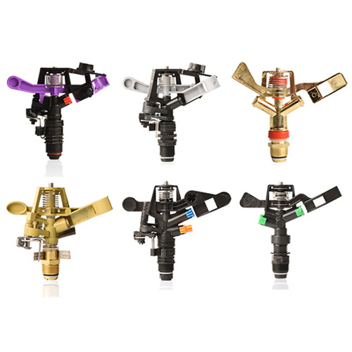 Rocker sprinkler head gardening automatic water spray lawn garden agricultural irrigation cooling sprinkler head greening 360 degree rotation