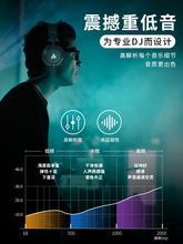 Maono閃克頭戴式監聽耳機專業MH601直播聲卡電競游戲主播電腦手機