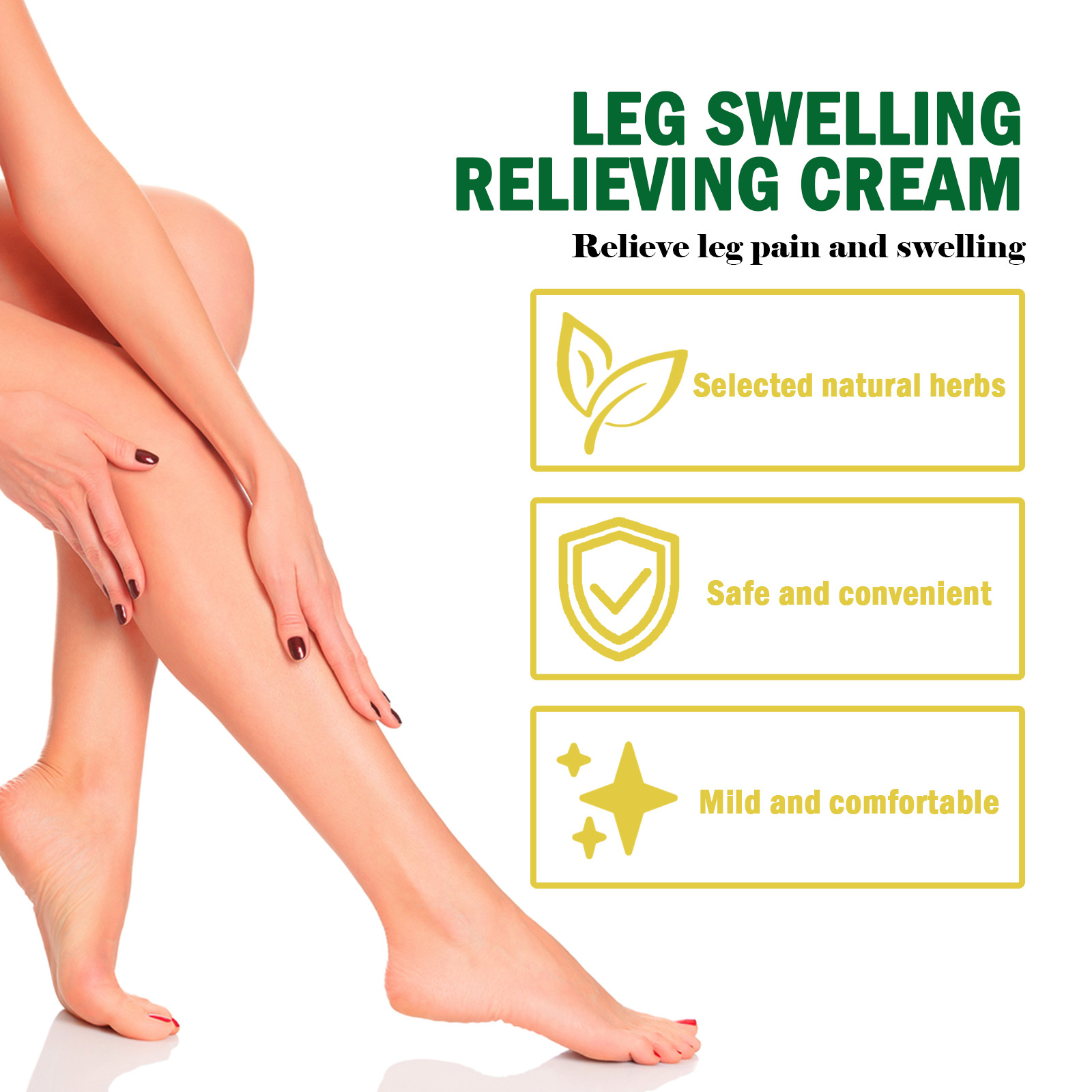 South Moon Ginger Cream Soothing Leg Pain Swelling, Moisture wicking, Cold dispelling, and Body Shaping_voghion.com