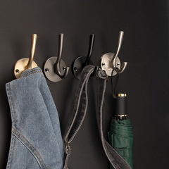 輕奢鞋櫃衣櫃衣帽掛鈎進門玄關牆壁掛衣服免打孔進戶門金色掛衣鈎