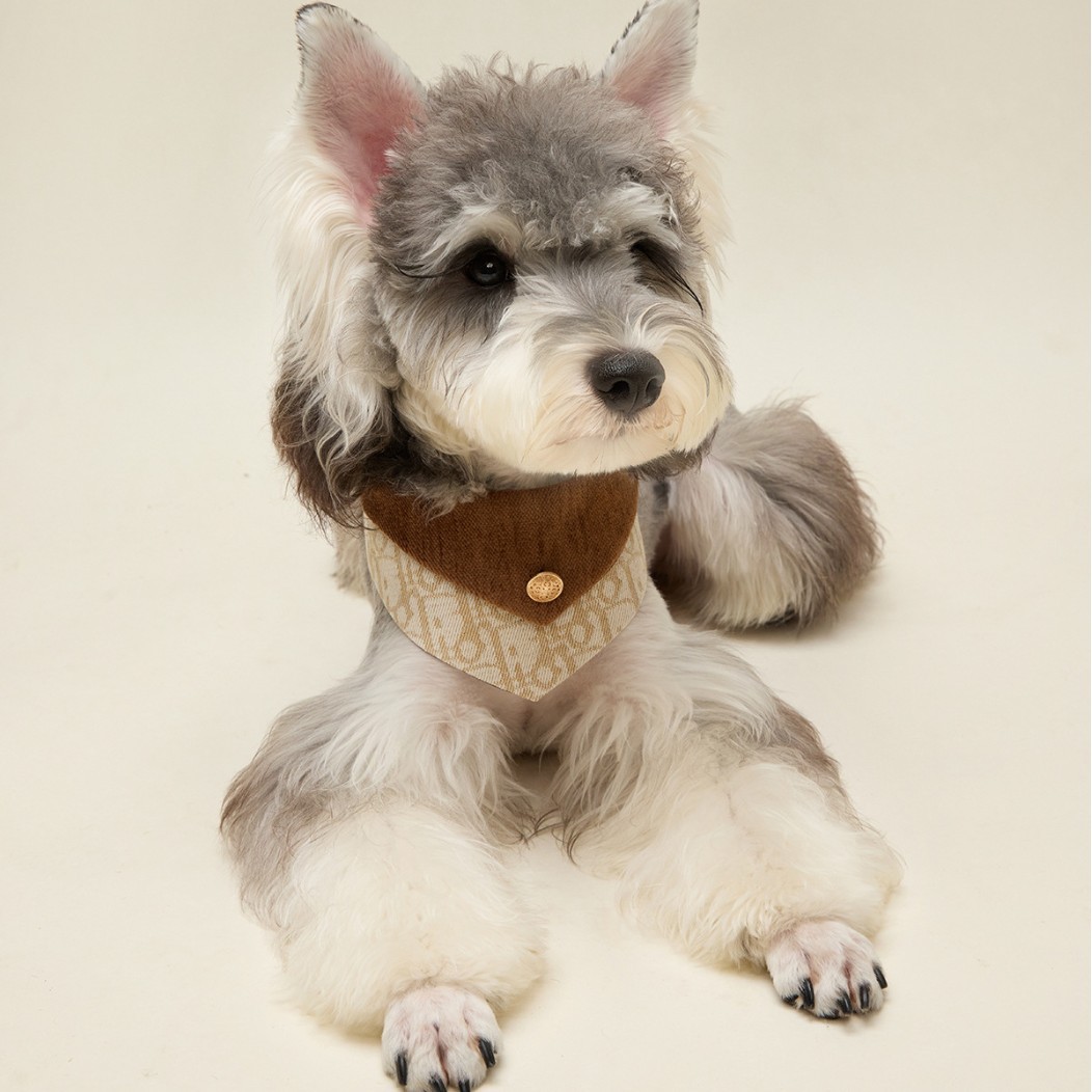 Sir británico toallas de saliva para mascotas ajustables bufandas de cuello bufandas de ropa de mascotas toallas de saliva para perros