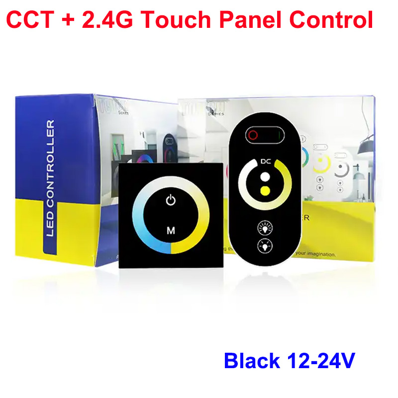 우수한 흰색 1개 - [86 패널 + 리모콘] 2색 + 흰색 따뜻함★【CCT】디밍★터치의 ±1%