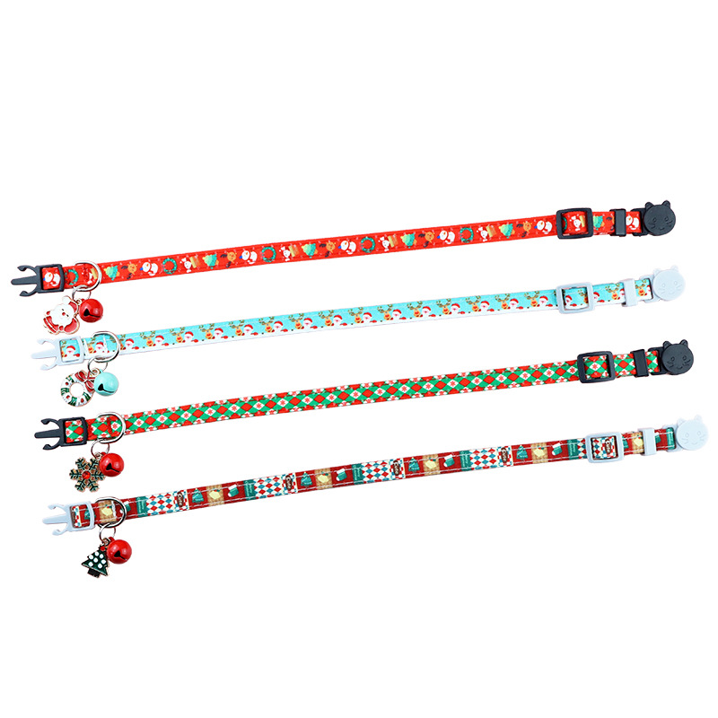 (Cross-border trading), (Wholesale), choker with bow, small bell, bow tie, pet, cat 3