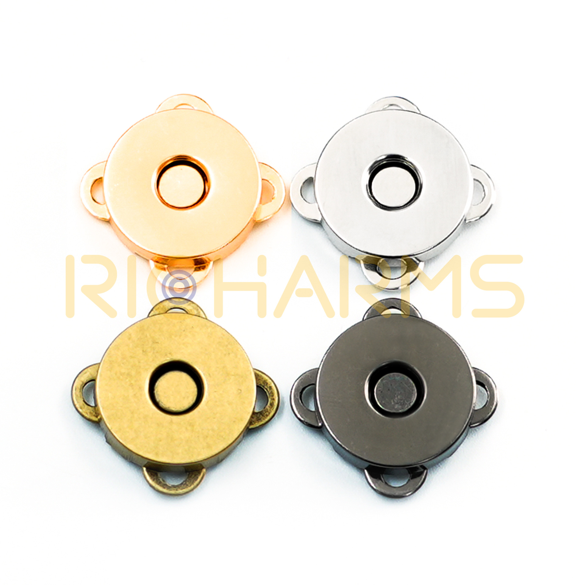 現物の梅の花の磁気ボタンの金属の銅の材料の手縫いの磁気ボタンのdiyの子の母の磁石の箱の暗いボタンの補助材料のボタンのボタンのボタン